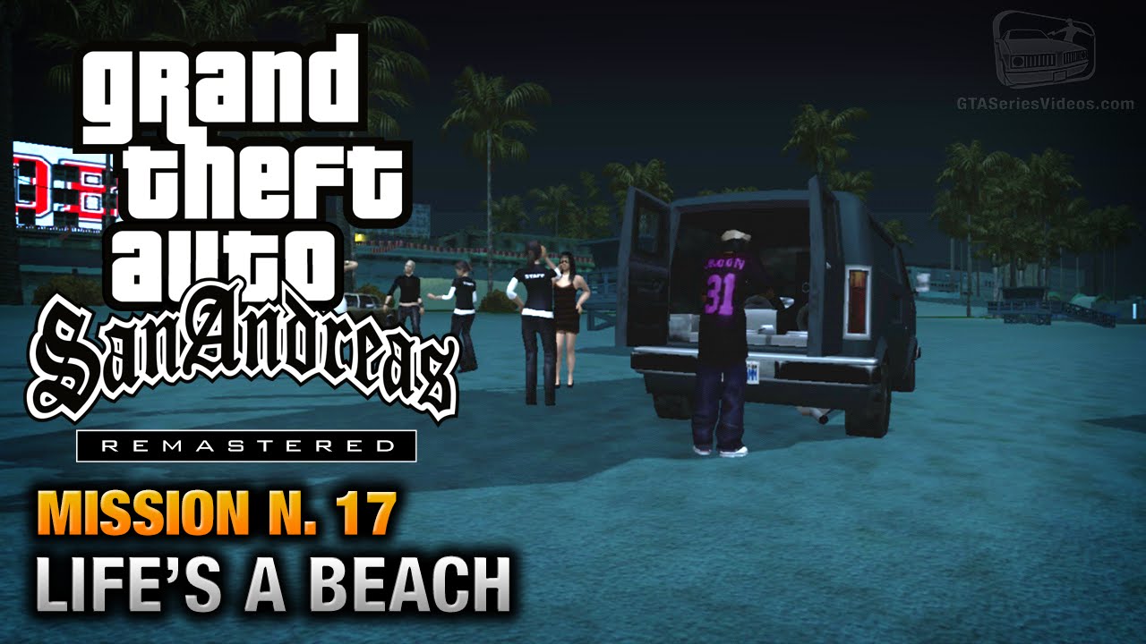GTA San Andreas Remastered - Mission #17 - Life's a Beach (Xbox 360 / PS3)