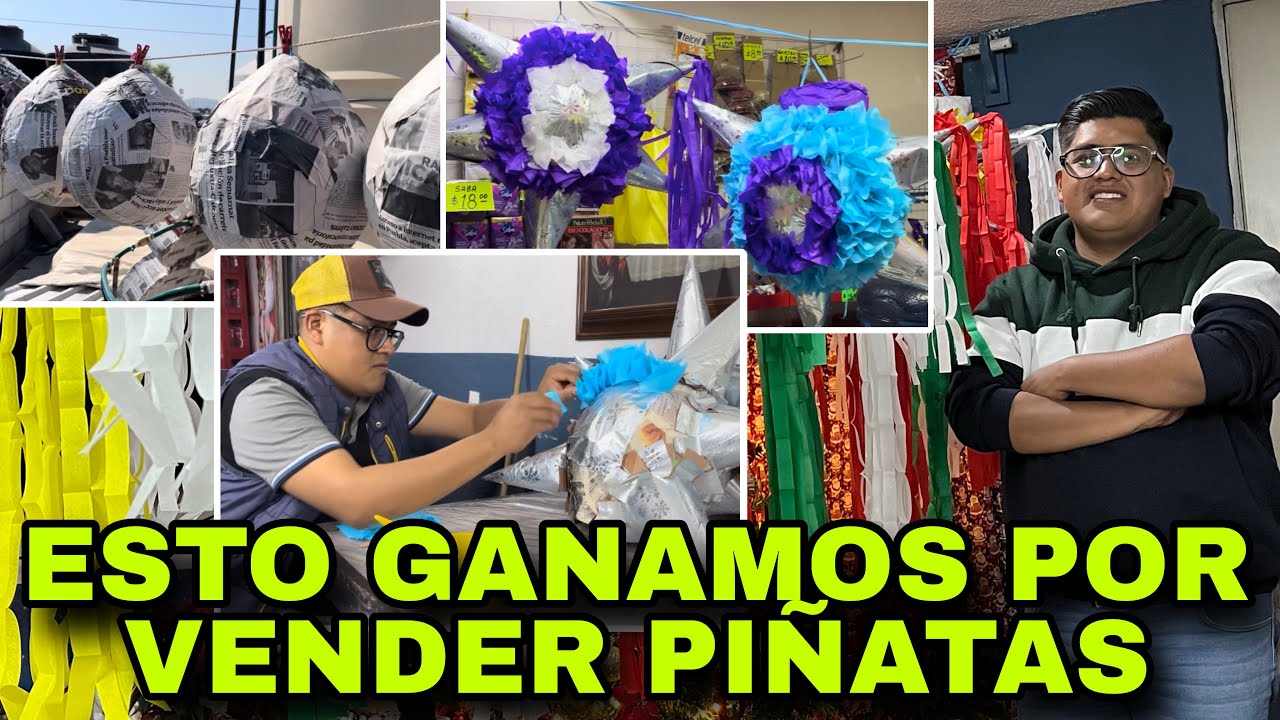 ¿Cuánto dinero se gana por vender piñatas en México?