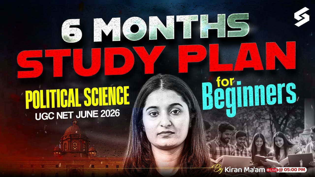UGC NET 2026 | UGC NET Political Science Beginners Study Plan | UGC NET Political Science By Kiran