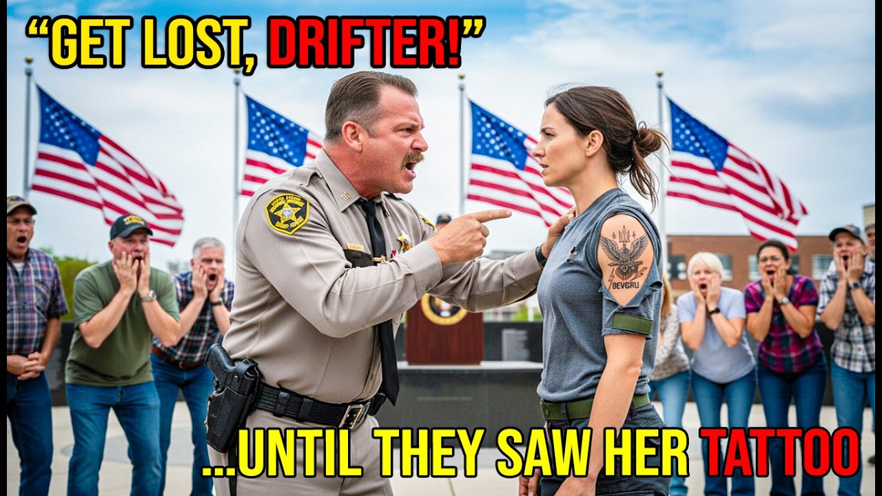 “You’re No Hero ” The Sheriff Humiliated the Drifter — Until the SEAL Commander Spotted the Trident