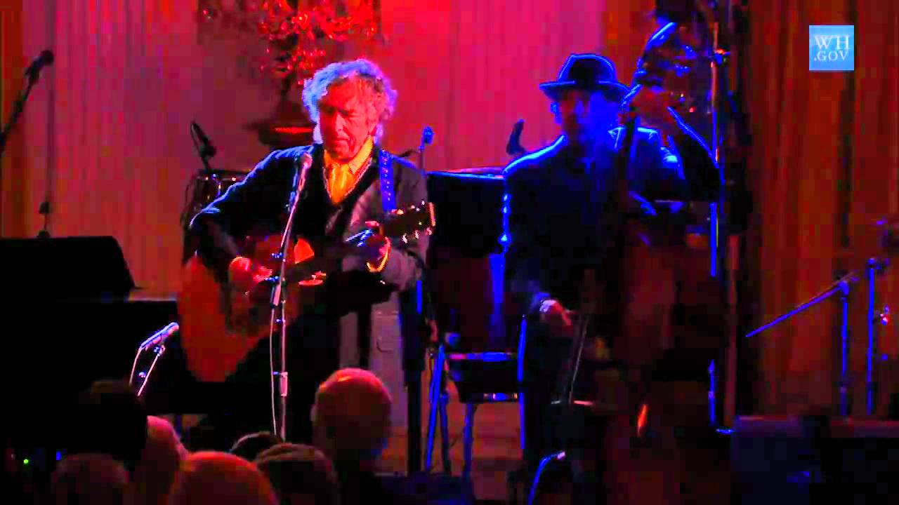 In Performance at The White House Bob Dylan
