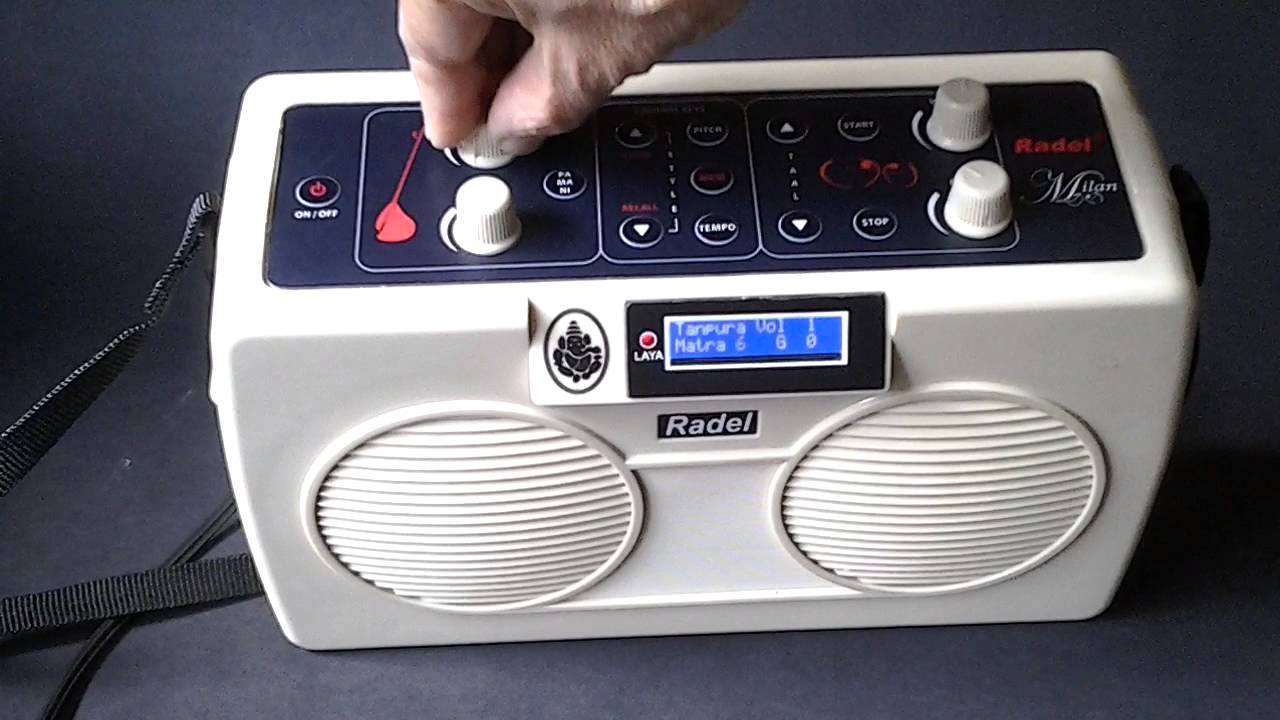 Radel Milan digital tabla-tanpura short demo