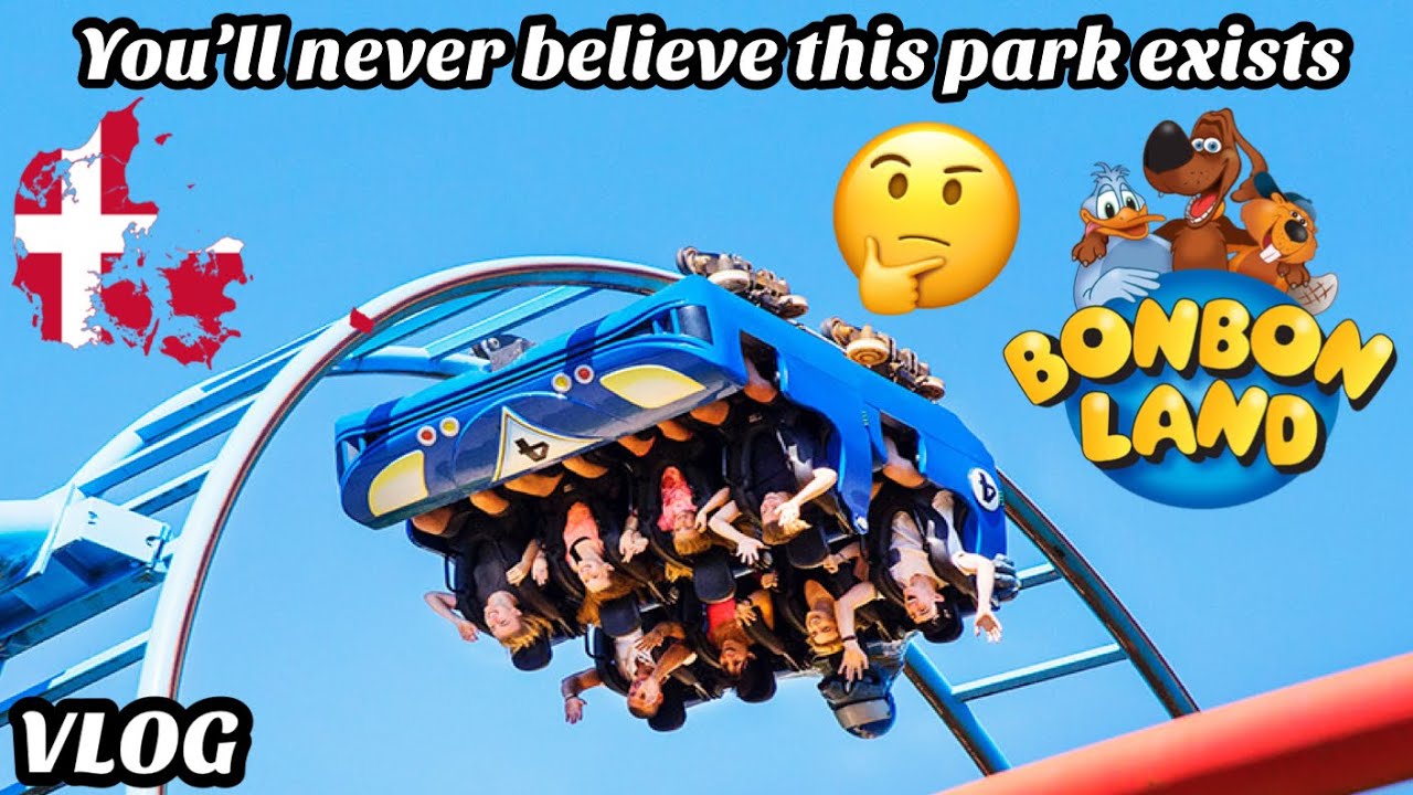 WEIRDEST Theme Park Ever?! BonBon-Land - Holme-Olstrup, Denmark | VLOG [2022]