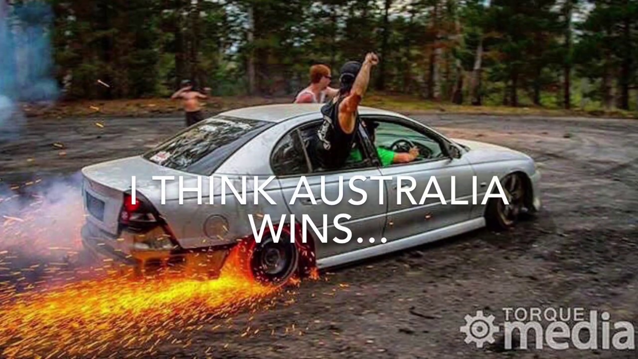 AUSSIE BURNOUTS VS AMERICAN BURNOUTS