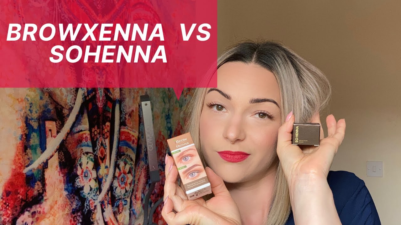 Best Brow Henna products: BrowXenna vs SoHenna