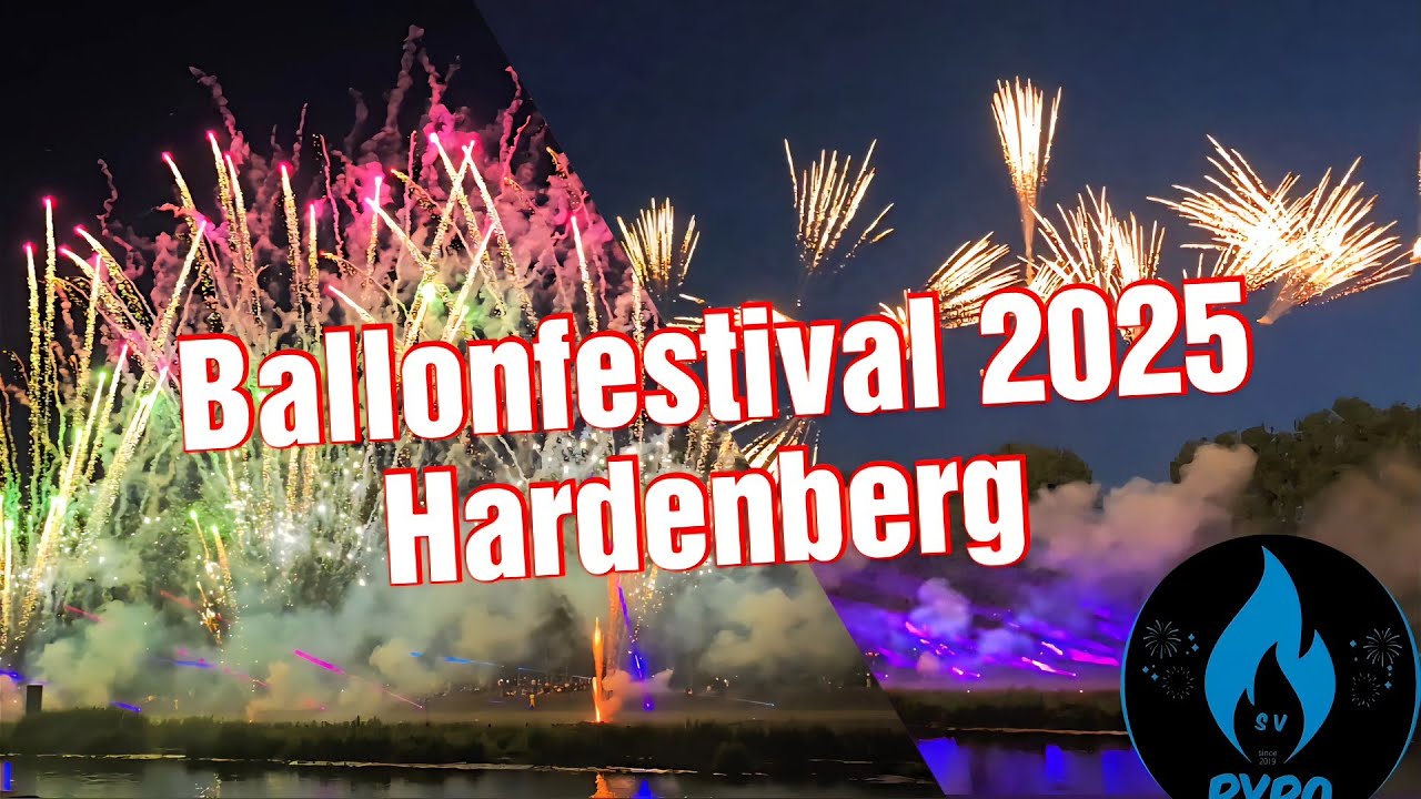 Vuurwerkshow Ballonfestival Hardenberg 2025!