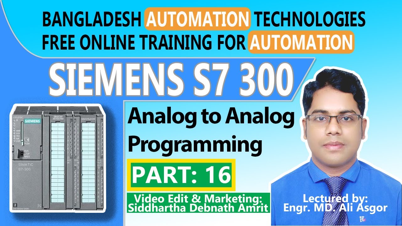 How to Analog to Analog Programming in Siemens S7 300 PLC | PLC Online Training | Lesson 16
