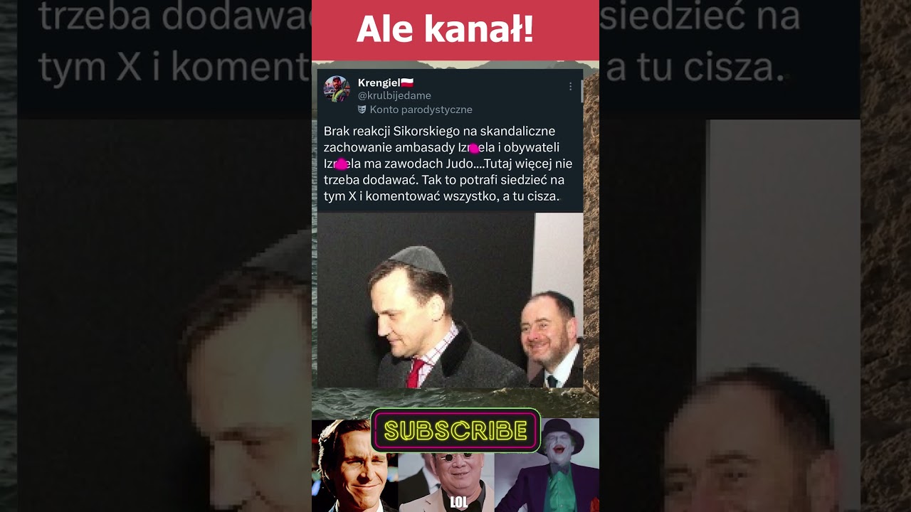 Podwójne standardy sikorskiego wobec wiadomej ambasady..