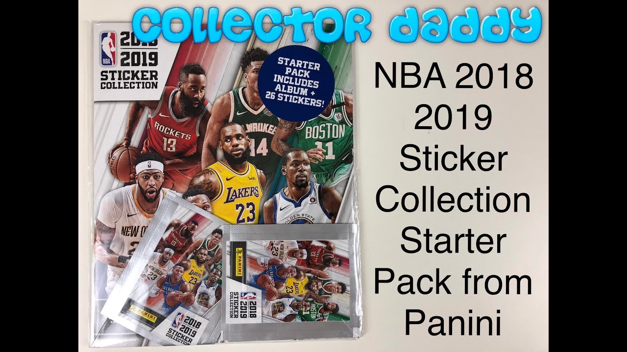 NBA 2018 2019 Sticker Collection Starter Pack from Panini