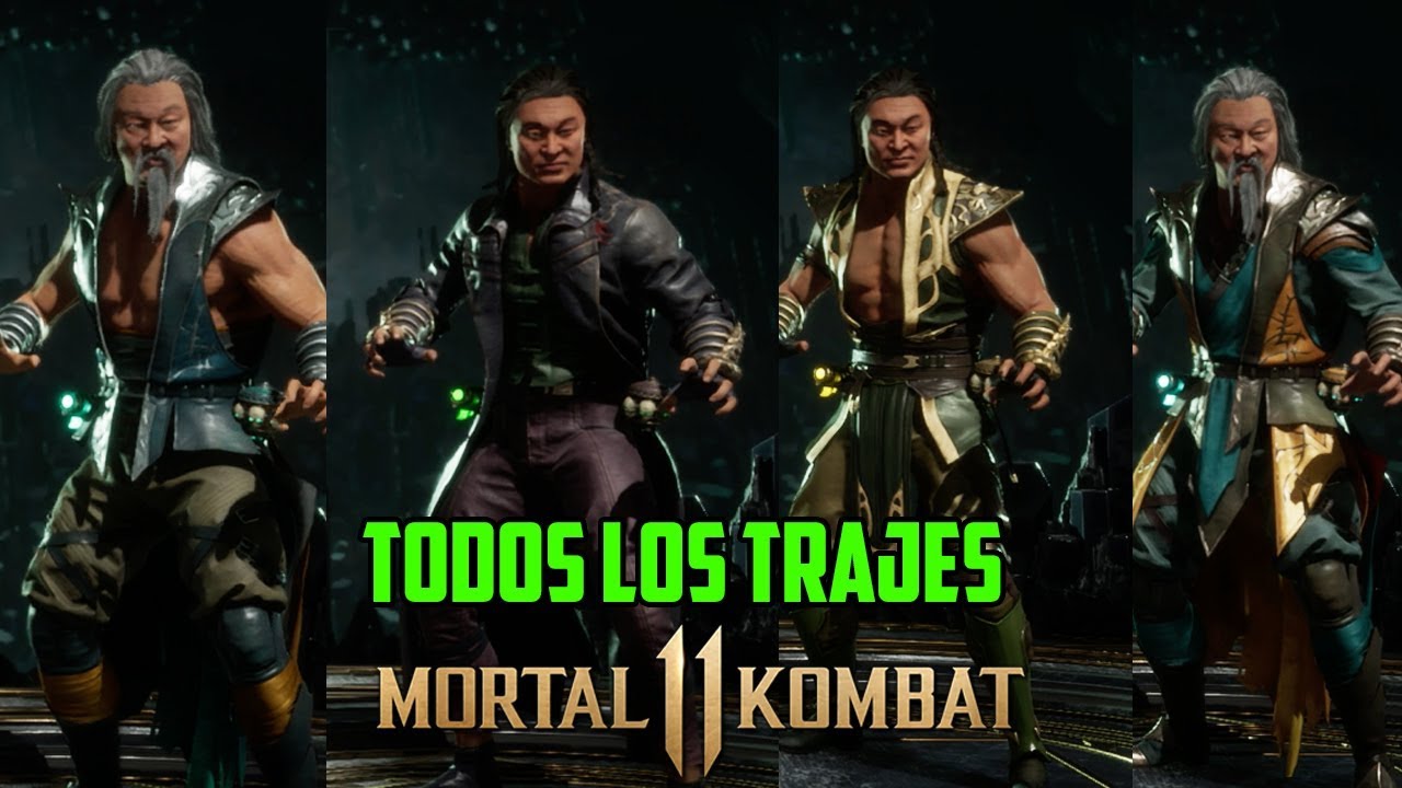 Mortal Kombat 11 | Shang Tsung | Todos los Trajes, Intros y Poses |