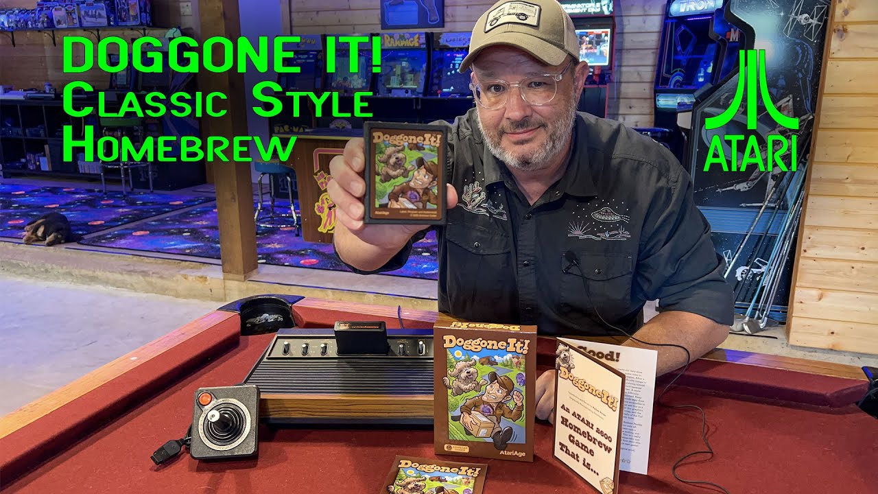 Doggone It! A New(ish) Atari 2600 Homebrew from AtariAge with Classic Style Gameplay.