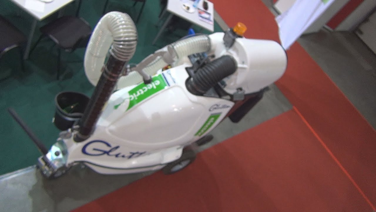 Glutton Electric waste vacuum cleaner Exterior and Interior