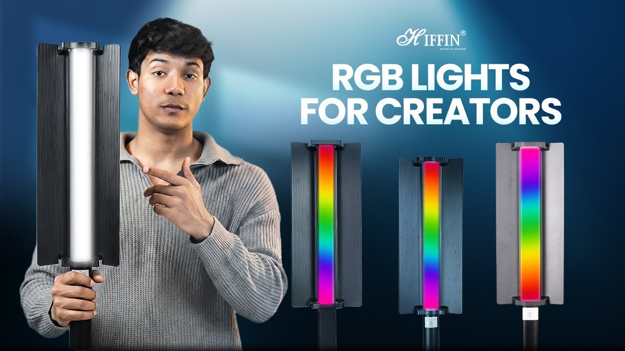 Hiffin RGB LED Light Comparison for Creators