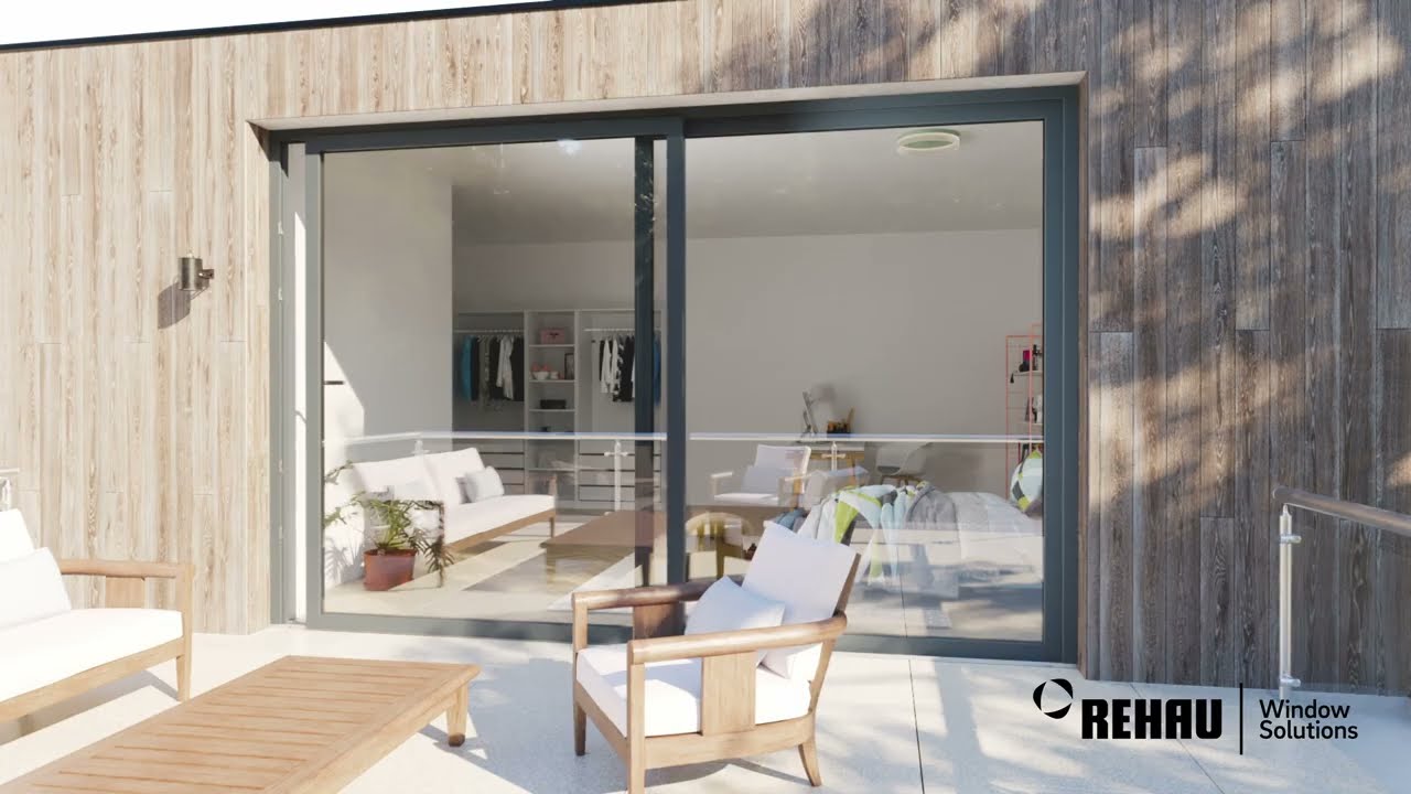 REHAU Slinova, la baie coulissante tout en finesse