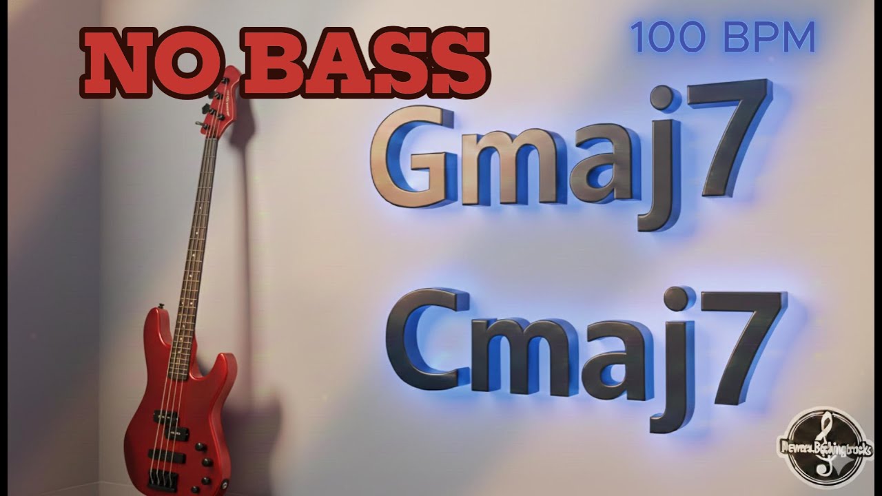 Neo Soul Backing Track (No Bass) - G Major Jam - Soft Funk 100 BPM