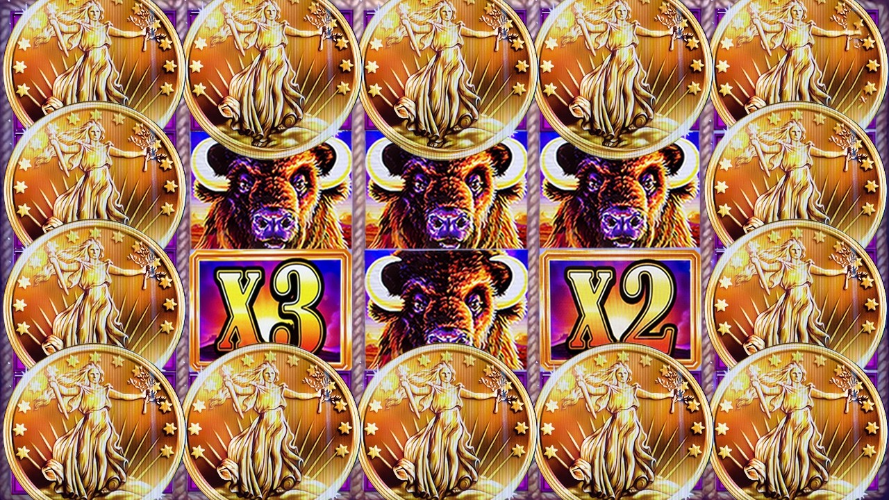 7 MAX BET BONUSES!! Non-Stop Coins on Buffalo Gold