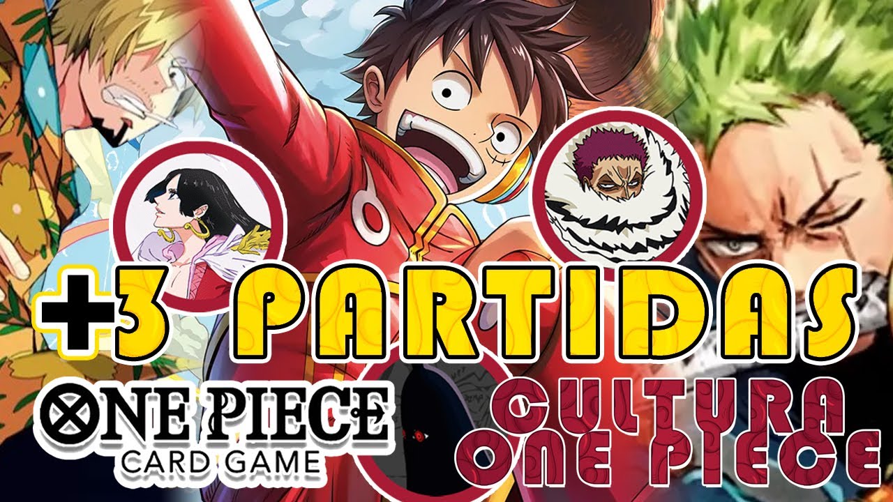 Luffy ST 29 - MAIS 3 partidas na Copa Café com One Piece - Rodadas 4, 5 e 6