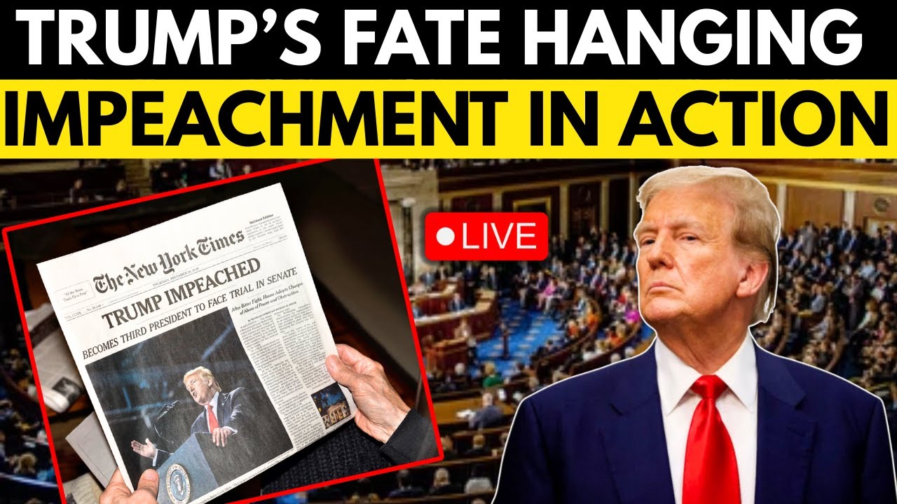 Trump  Impeachment Live:  Donald Trump Breaks Silence On Impeachment | Trump Live | Live News