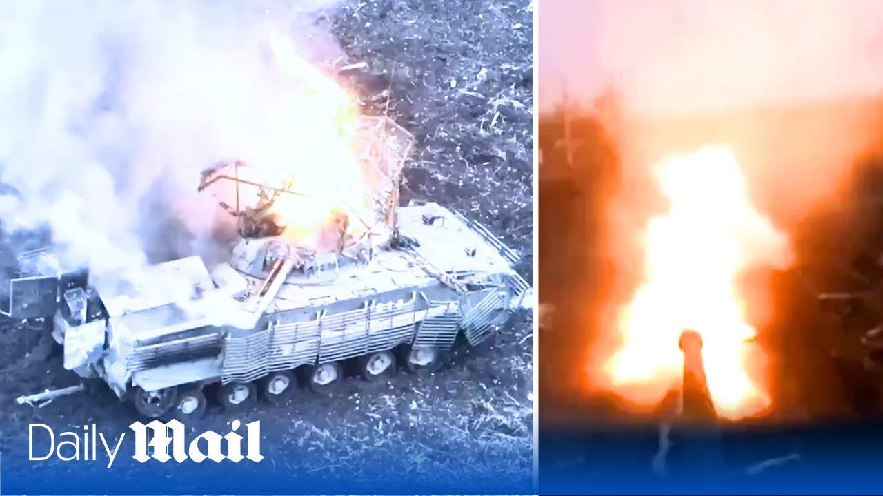 Battle of Berdychi: Ukrainian Bradleys shred Russia armour in fierce fighting near Avdiika