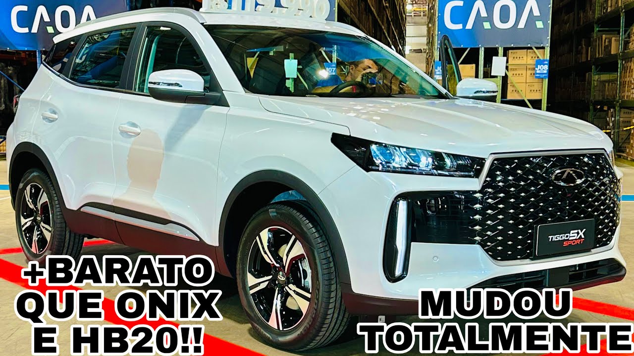 LANÇAMENTO CAOACHERY TIGGO 5X SPORT VERSÃO DE ENTRADA JÁ 2027 | 7 ANOS DE GARANTIA E MAIS EQUIPADO!!