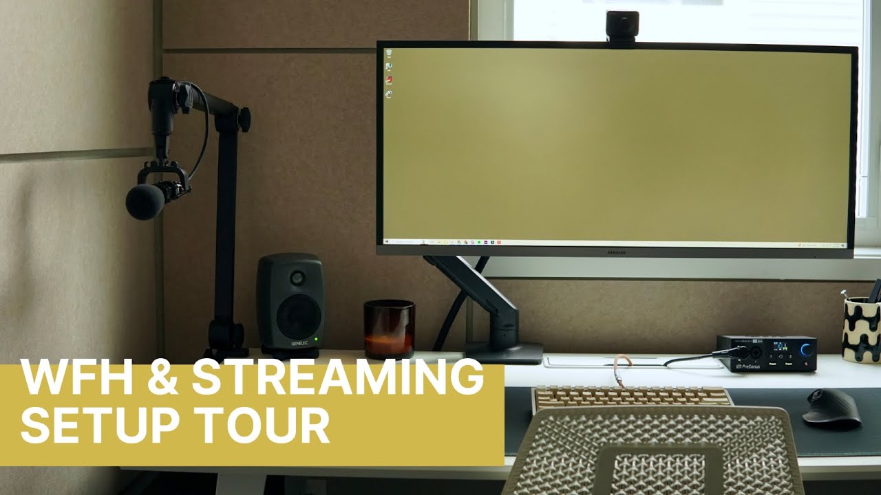 Work From Home Office & Streaming Setup Tour