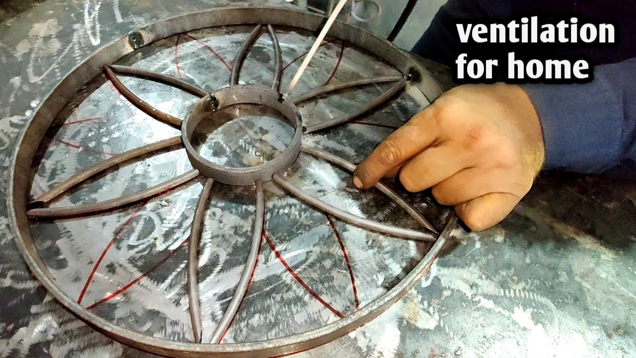 ventilation grill for kitchen || iron ventilator design | air ventilation making