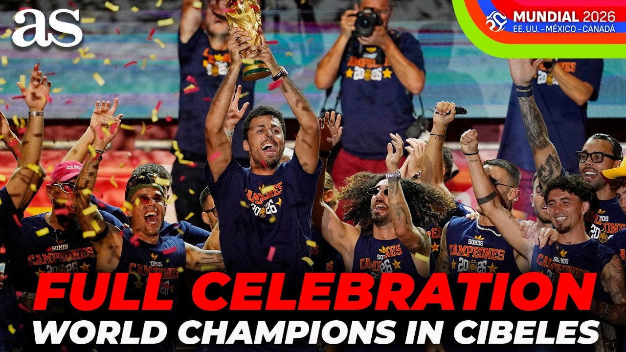 FULL SPAIN WORLD CUP CHAMPIONS CELEBRATION in CIBELES: PRESENTATION, SHOWS, AITANA, SONGS and MORE