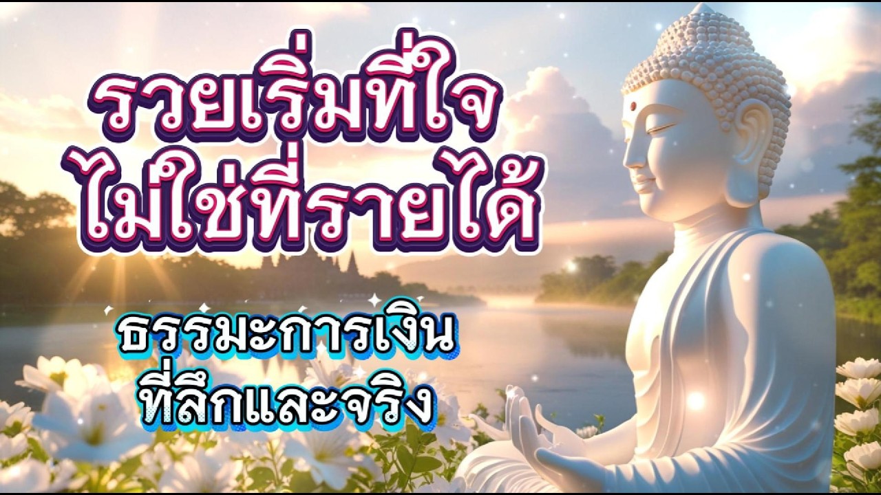 รวยเริ่มที่ใจ ไม่ใช่ที่รายได้  ธรรมะการเงินที่ลึกและจริง