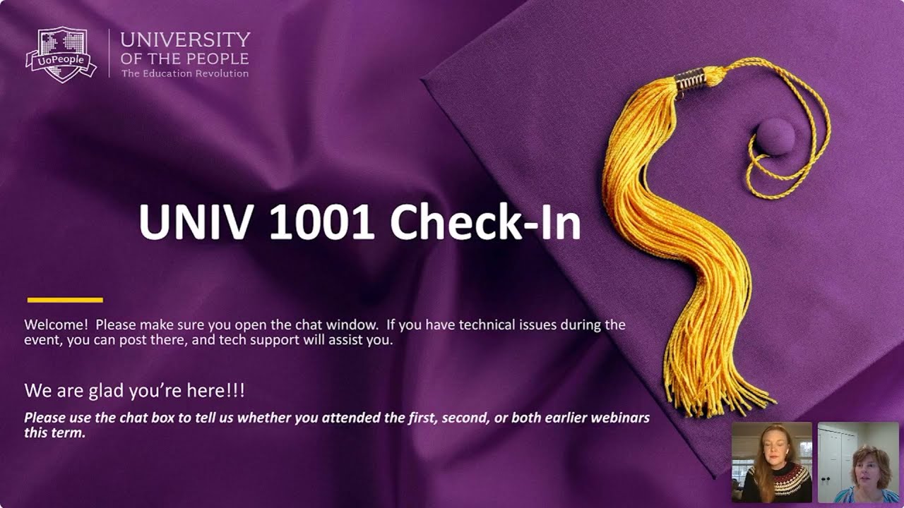 UNIV1001 Exam Preparation Webinar
