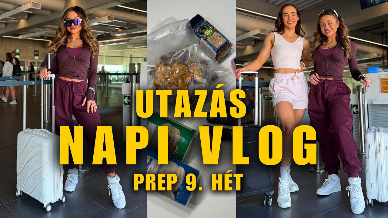 NAPI VLOG - versenyfelkészülés, edzés, diéta - Dubi Annával Angliába utaztunk✈️