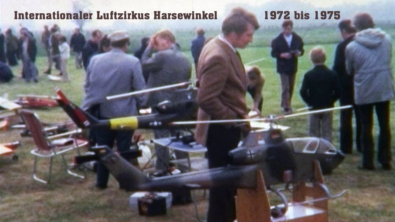 Internationaler Luftzirkus beim Ikarus Harsewinkel 1972 bis 1975