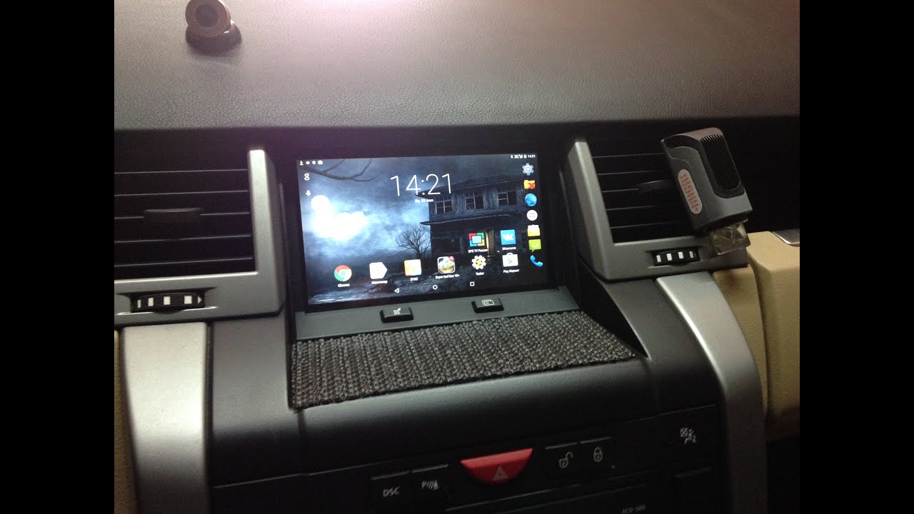 Планшет Texet TM 7879 в Range Rover Sport 2007