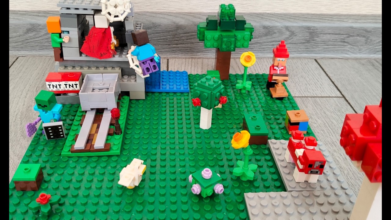 Lego Minecraft Stand