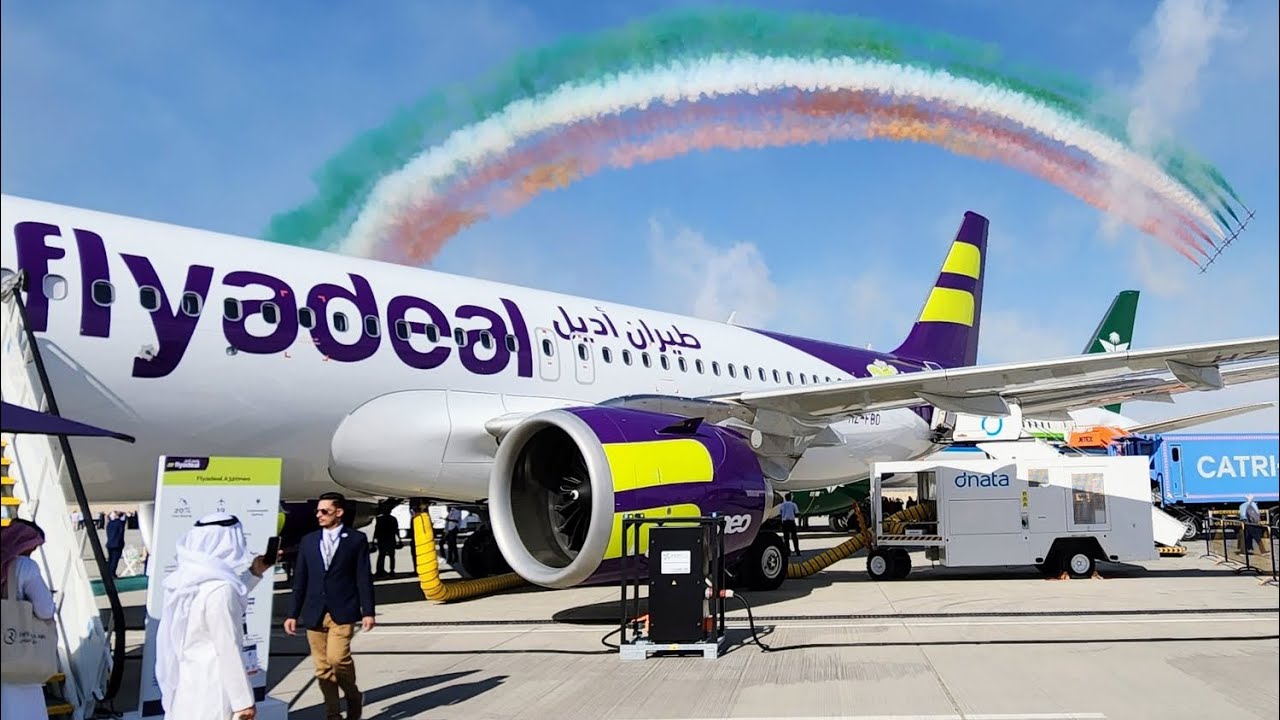Flyadeal 🇸🇦 A320neo Full visit | Dubai Airshow 2023