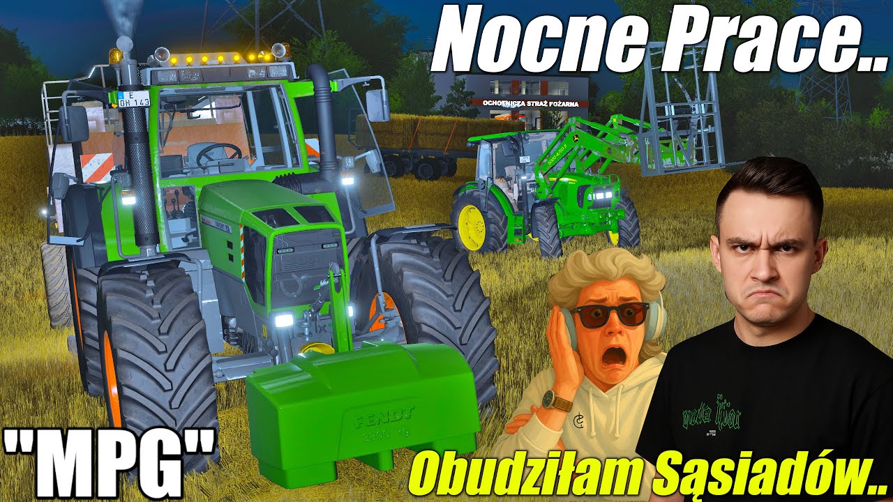 😍Nocne Prace polowe!😱 Źle się skończyły.. Obudziłam SĄSIADÓW...😨 #MPG