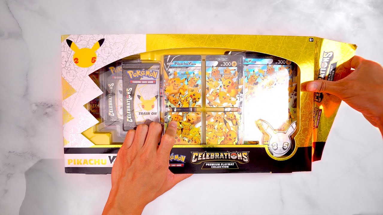 Opening a Pokémon Celebrations Premium Playmat Collection [4K]