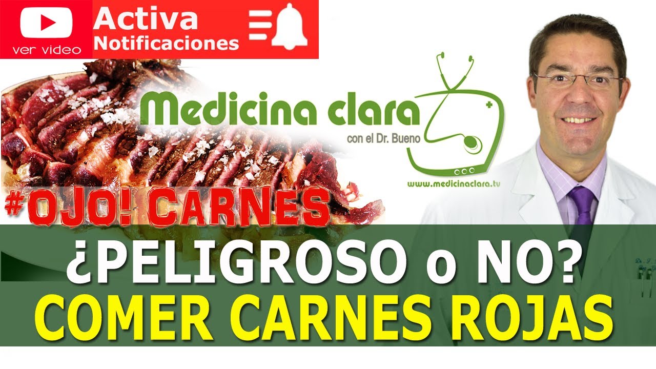 CARNE ROJA ¿SÍ 🍴🥩 NO? ¿Es realmente tan peligrosa como dicen? | Medicina Clara