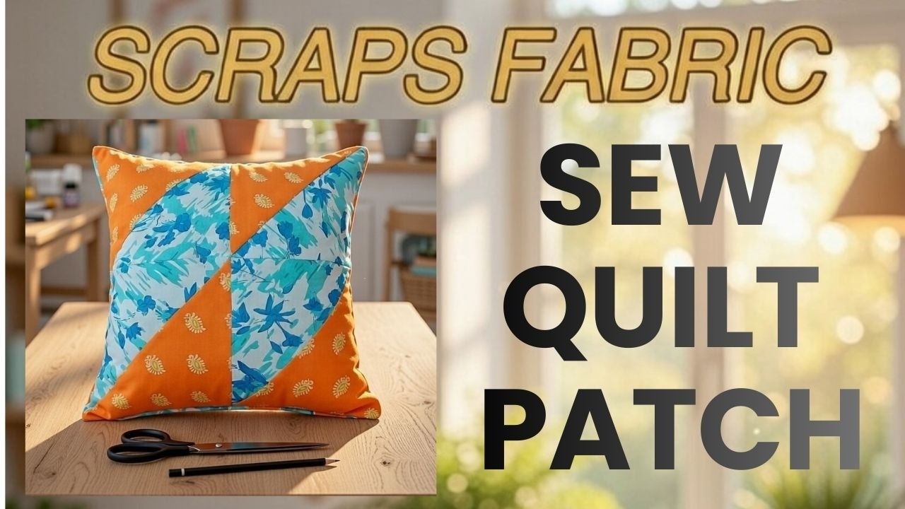 Turn Fabric 🪡🧵✂️ Scraps into Stunning Quilts | Mato Qoldiqlarini Tashlamang! @NasreenSewingsDIY