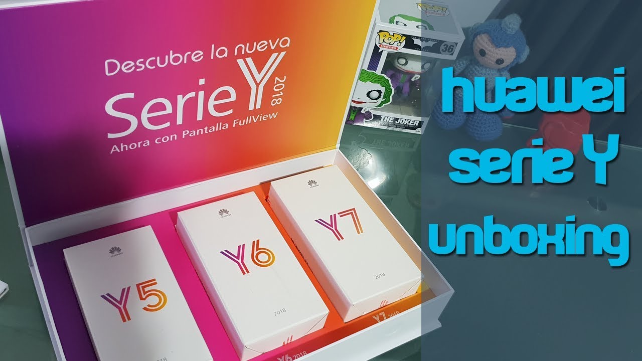 Huawei Y5 2018 - Huawei Y6 2018 - Huawei Y7 2018 | Unboxing en español