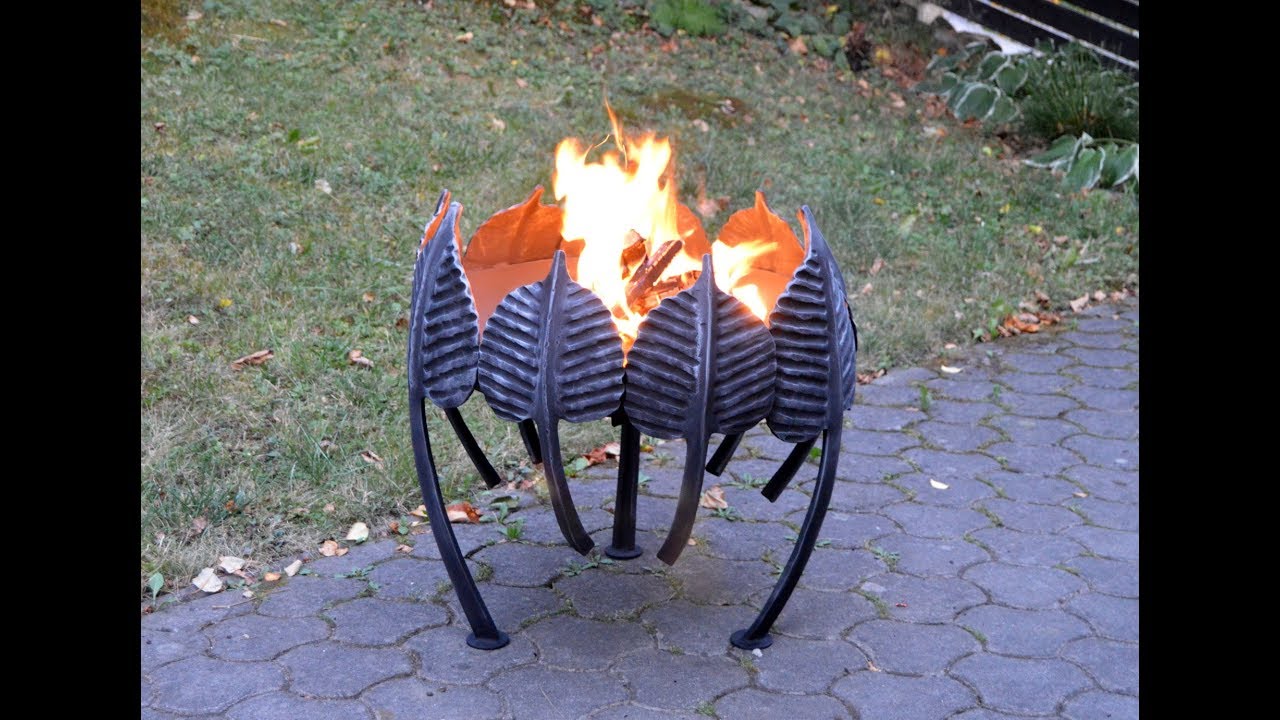 Making a fire pit.
