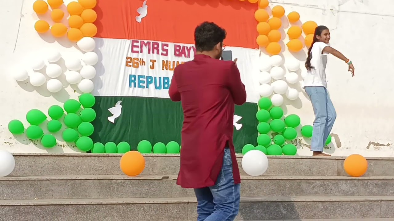 Repulic day special dance performance by navanitha ♥#emrs #celebration 