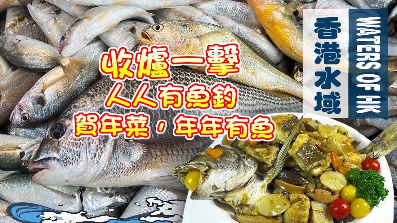 【漁人推介】香港水域 新年快樂 阿火帶大家出海釣收爐魚，尋找過節賀年魚，回家製作賀年菜，年年有魚 Catch and Cook｜Fishing Fried Fish with rice cake