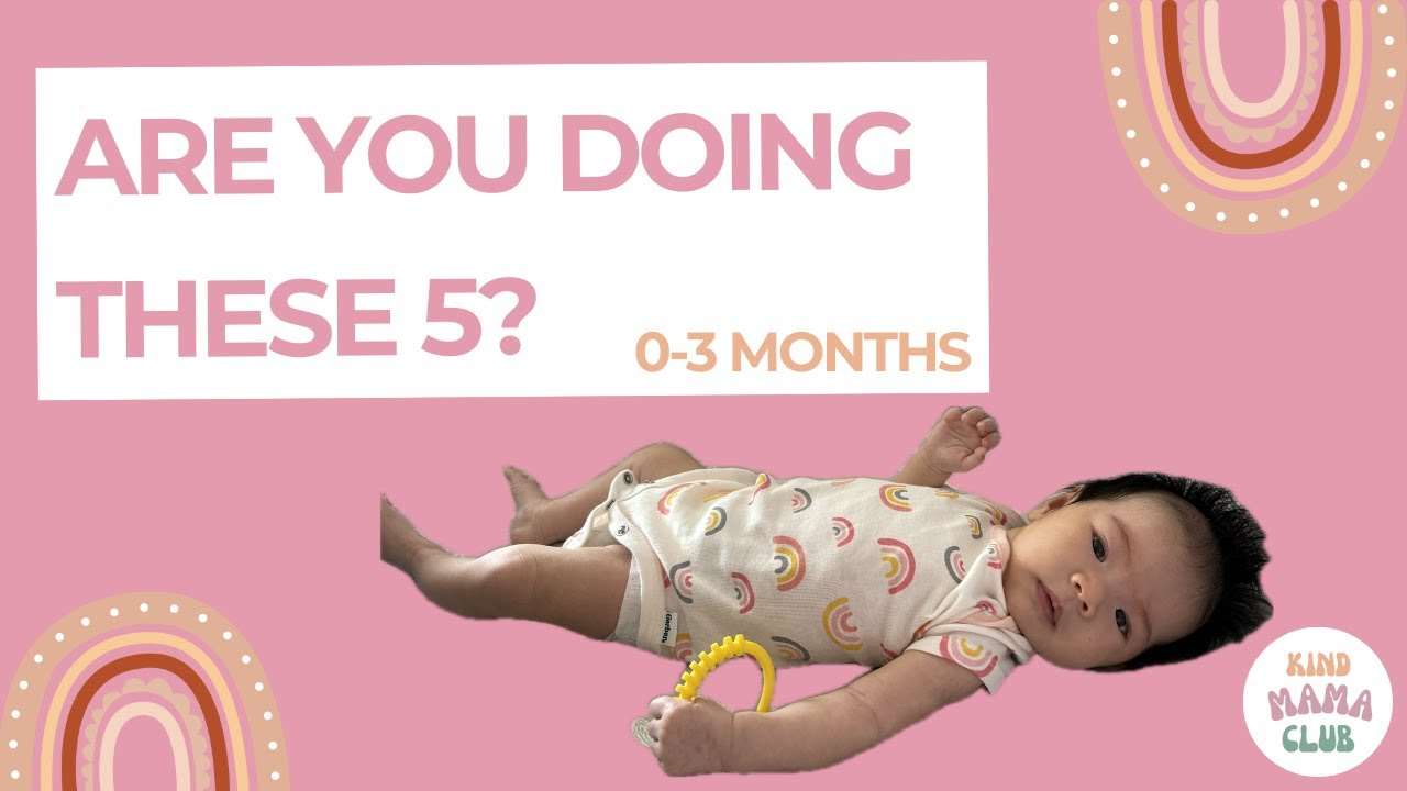 5 Developmental Activities to Support Brain Development (0–3 Months) l How to play with your newborn
