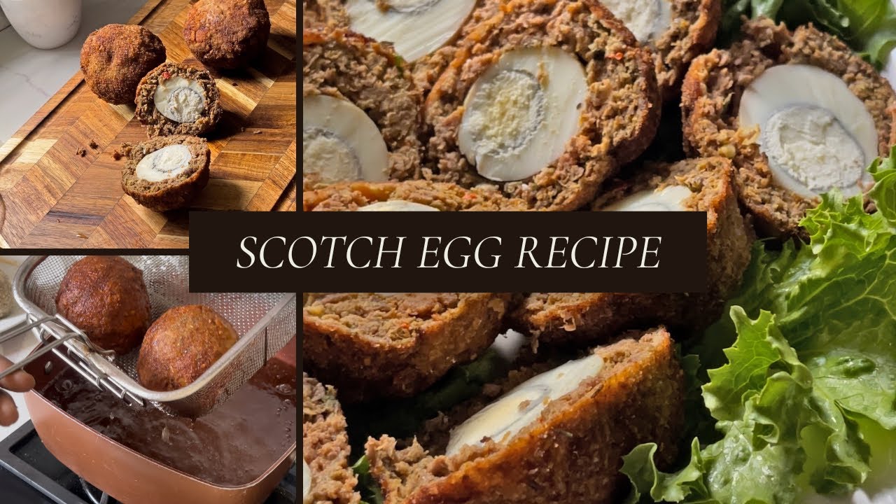 Beef scotch egg recipe - ayzahcuisine