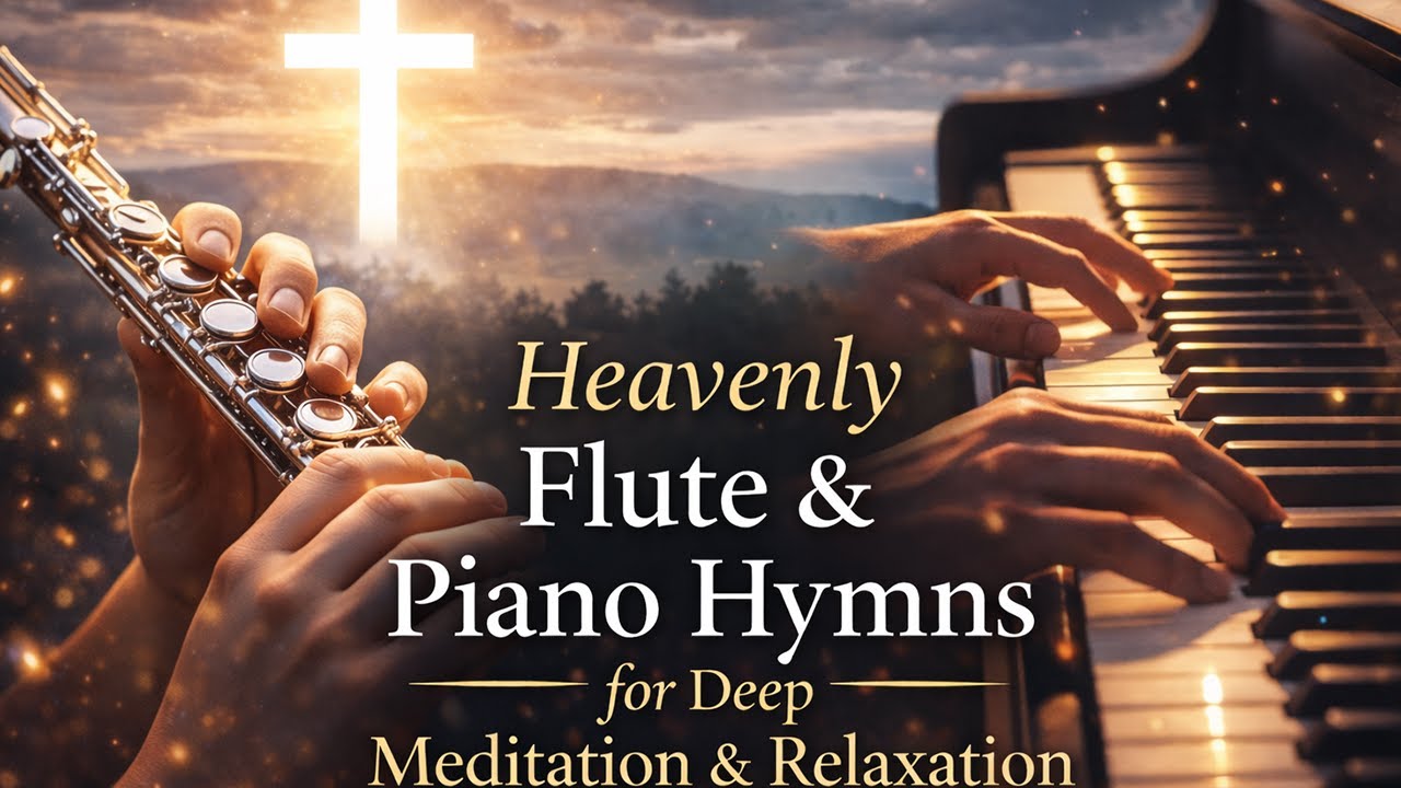 Amazing Grace & Timeless Hymns 💕 Gentle Flute and Piano for Worship and Quiet Rest