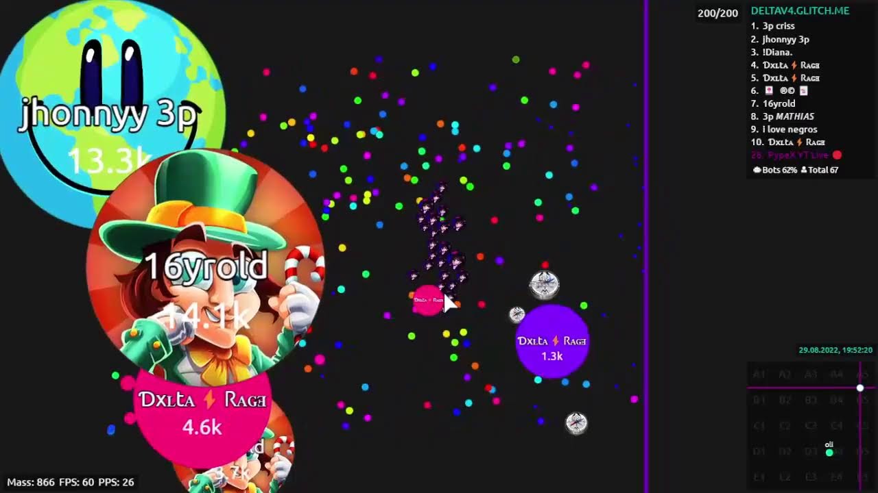 AGAR.IO RAGA MODE STREAM | PypeX