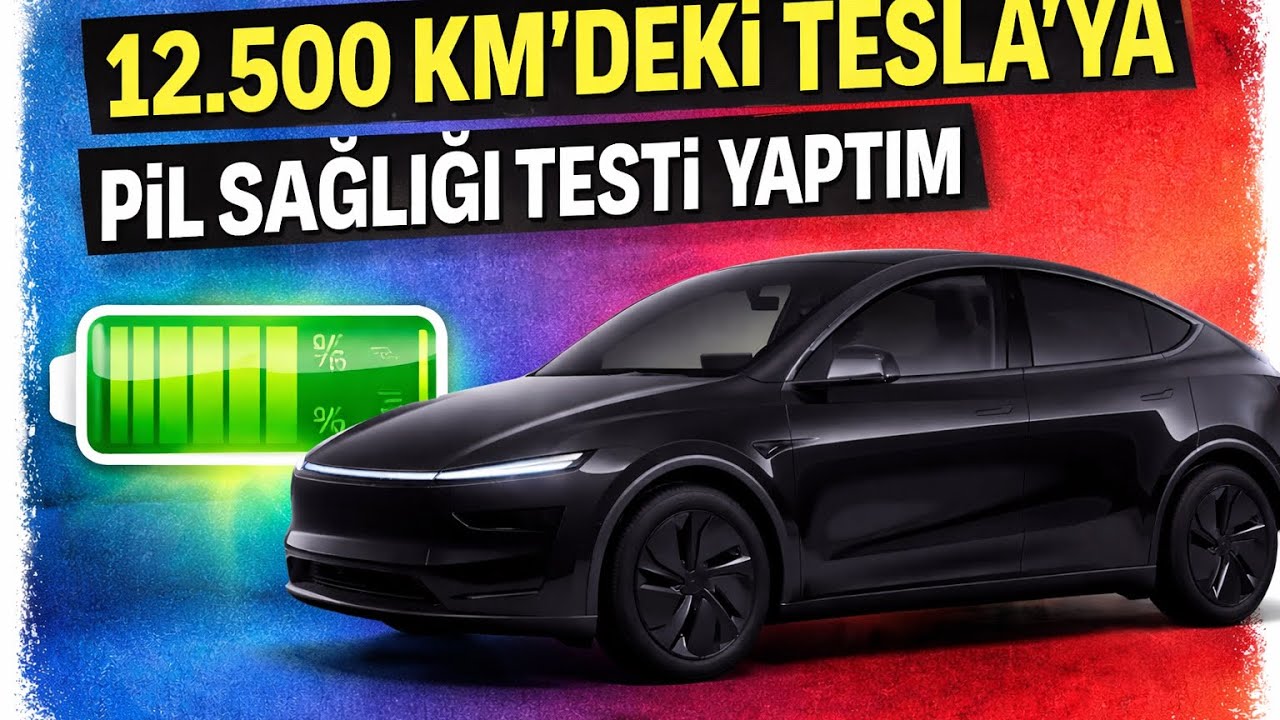 Tesla Pil Sağlığı Testi | 12.500 KM | Tesla’nın Pili Kaçta Kaç Sağlam?