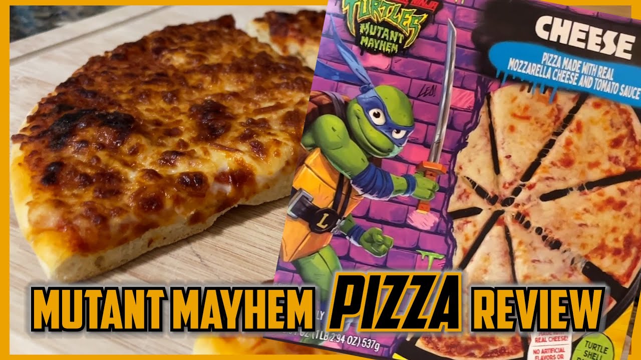 TMNT Mutant Mayhem Pizza Review! (Teenage Mutant Ninja Turtles Pizza)