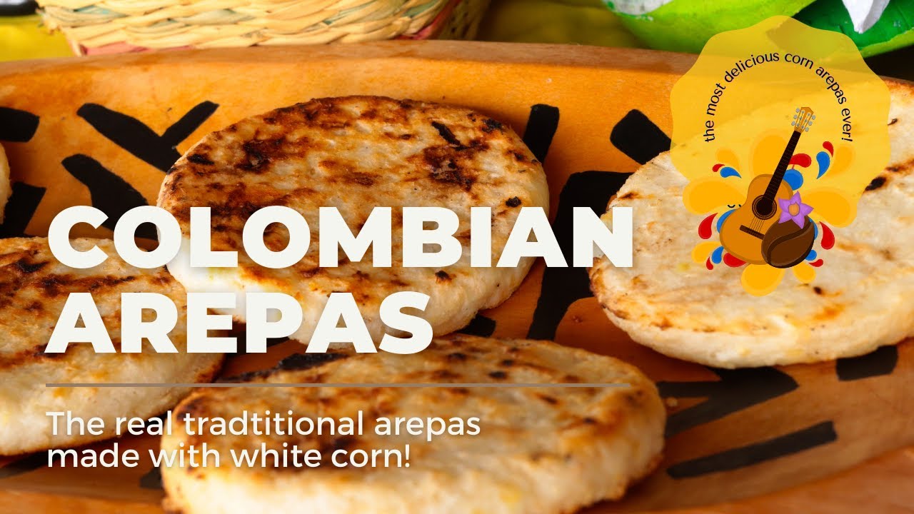 How To Make Colombian Arepas De Queso Recipe | Colombian Arepas Recipe | Arepas De Ma&iacute;z