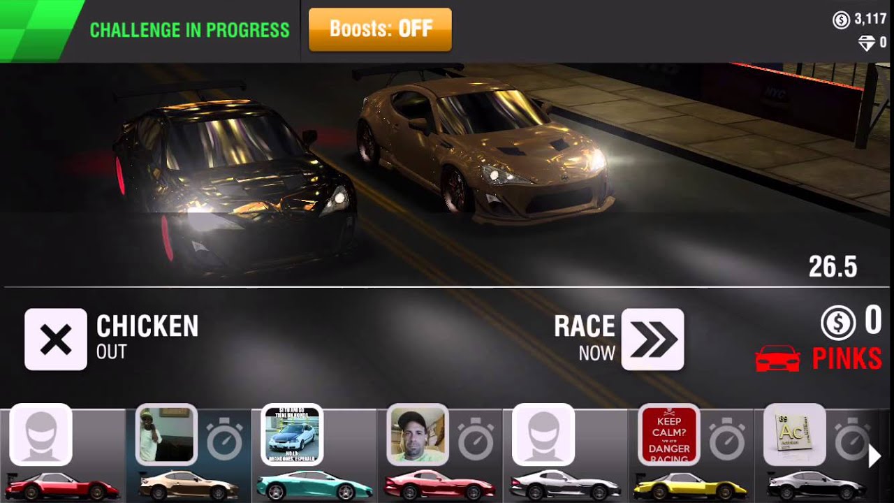 Racing Rivals: Destroying the scammer! +R class Pinks